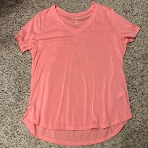 3/$10 Women’s Gap V-Neck Soft Lightweight Short Sleeve Shirt Size Large Coral